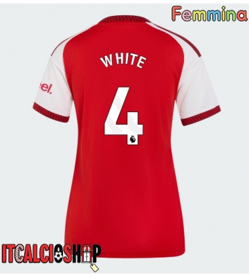 Arsenal Ben White #4 Prima Maglia Femmina 2026-27 Manica Corta